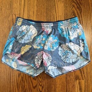 Adidas Running M3 Shorts Navy Floral Size Medium